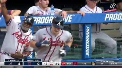 [Highlight] [Highlight] Sean Murphy's solo home run gives the Braves a 5-run lead over the Guardians.