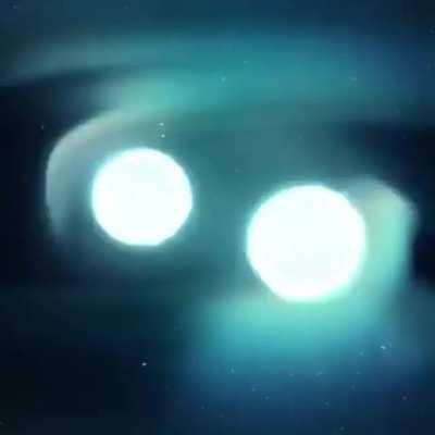 When 2 neutron stars collide