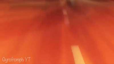 Ran so fast he became human