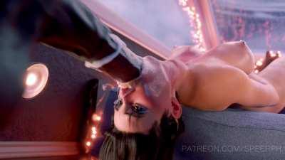 Lara's Horsecock Deepthroat (Speerph) [Tomb Riader]