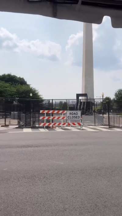 Trying to navigate DC the day before Trumps parade