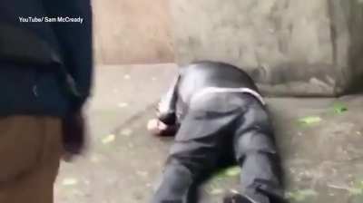 Old but gold video of a nazi getting punched