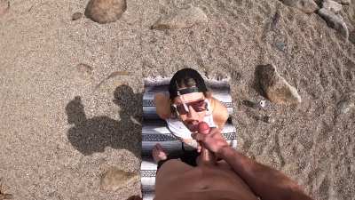 happy lil beach slut