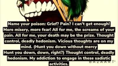 Hazama Mains when they connect an attack after the high kick