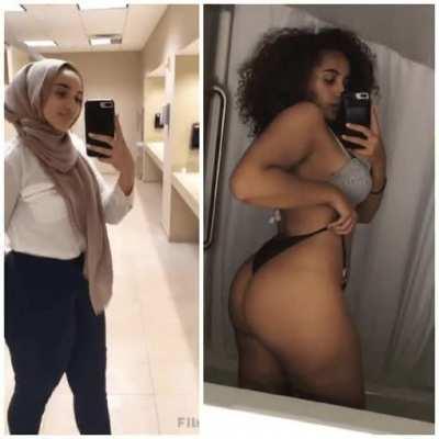 Hijabi With A Big Ass