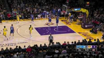 [Highlight]] Christian Wood fires from deep and discovers a draft in the arena