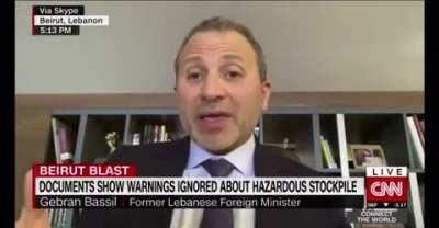 “This big drama can be turned into a big opportunity.” Gebran Bassil calling the tragedy in Beirut a “big drama” and wanting to turn it into an opportunity to steal more