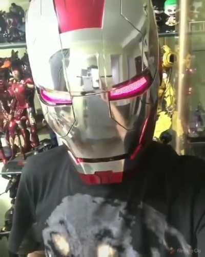Iron man helmet