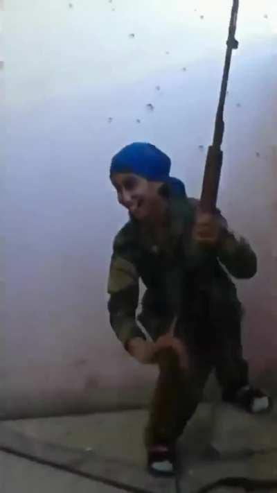 Why is she soo calm after the near miss