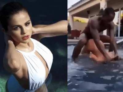 This is how your Gf Selena gets punished for letting you touch her