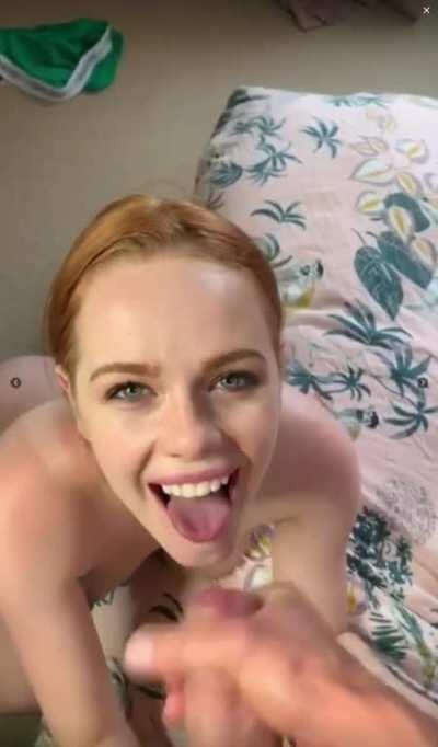 Ella Hughes takes a fat load