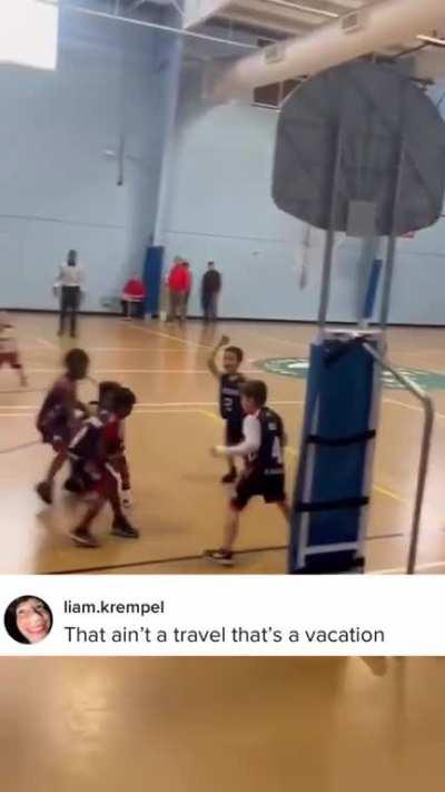 lil homie playing quarterback instead of point guard