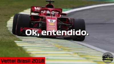 Sebastian Vettel. Algo solto entre minhas pernas
