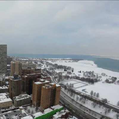 Ice movement on the Lake 2/19