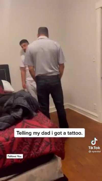 He tricked the Muslim father with fake tattoos