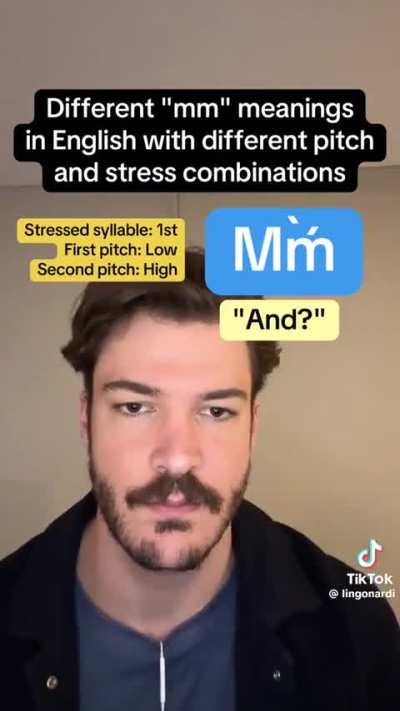 “English tones be like”