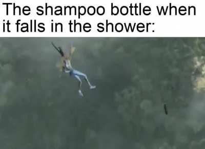 Blue Guy Falling in Avatar Meme - Template in the comments!