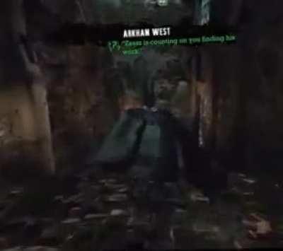 Why does riddler say this to Batman? Is he gay as fuck???