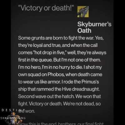 today I found the Fortunate Son reference in D2