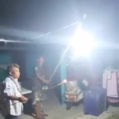 SLPT big light + flame thrower = no moths