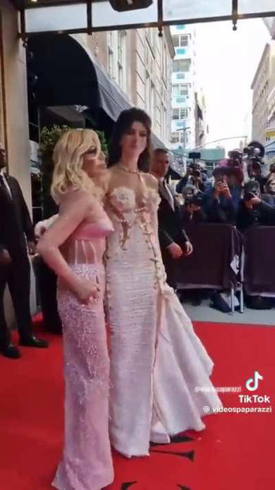 With Donatella Versace, Met Gala 2023