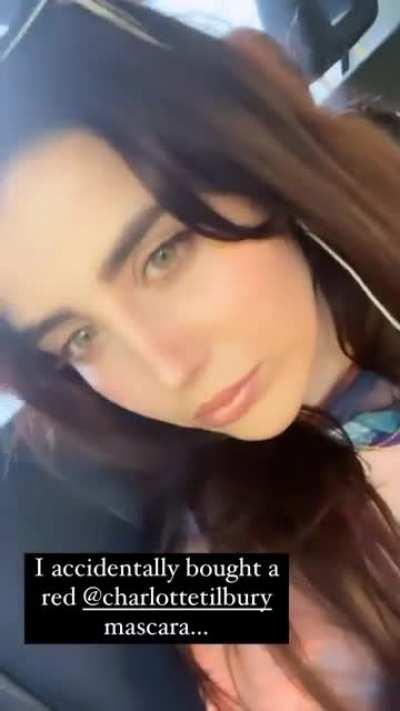 idk something about mascara. also, tits!