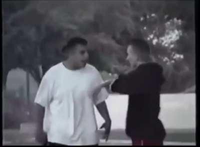 That “skateboard vs gangster” Jacko was talking about, which Jamie couldn’t find. I found it!