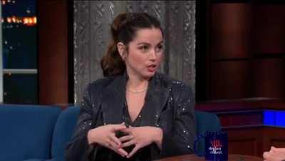 At Stephen Colbert Show