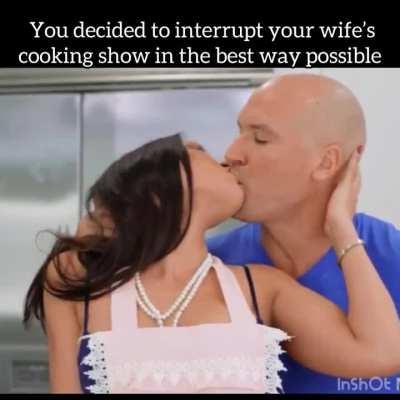 Cooking show interruption