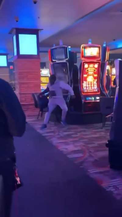 Going WWE on a slot machine