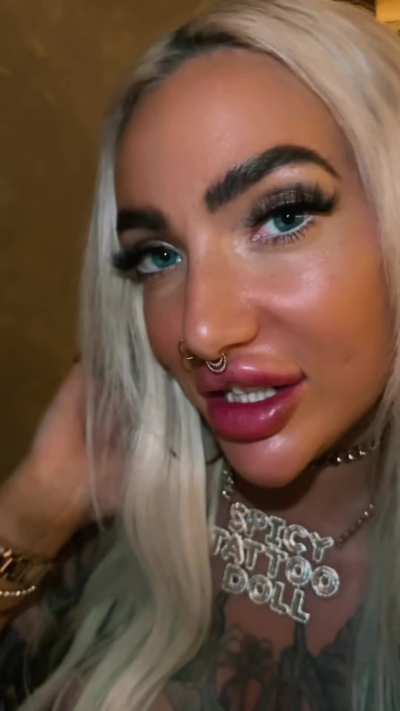 Real life latex pants date in a bar