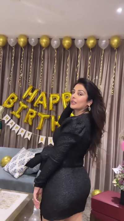 Indian milf celebrating birthday 
