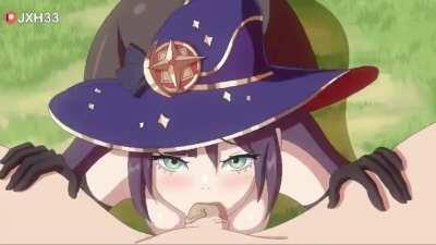 Mona Blowjob (JXH 33) [Genshin Impact]