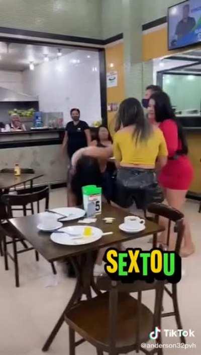 Just a normal day in a Brazilian restaurant