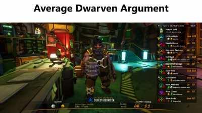 Average Dwarven Argument