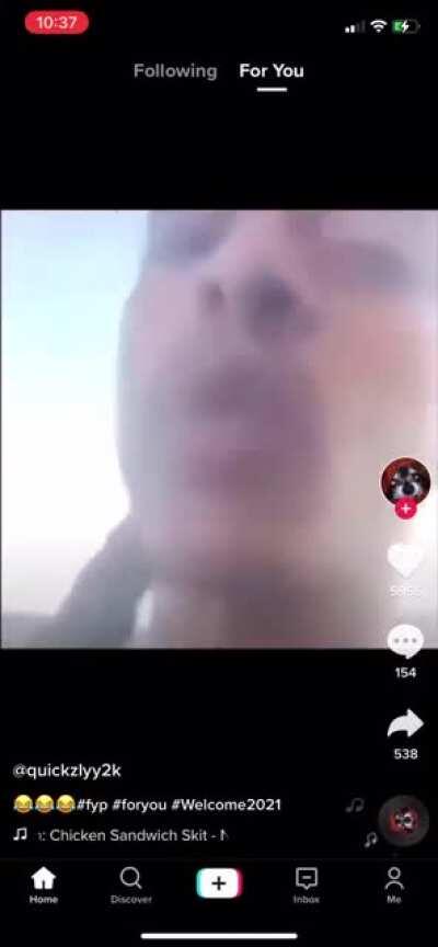 bro deadass robbed them for a chicken sandwich