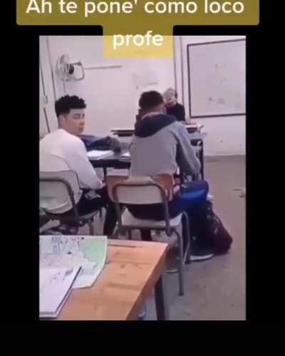 Profe qlao pesao por lo que se enoja