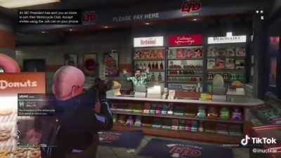 Put the money in the bag