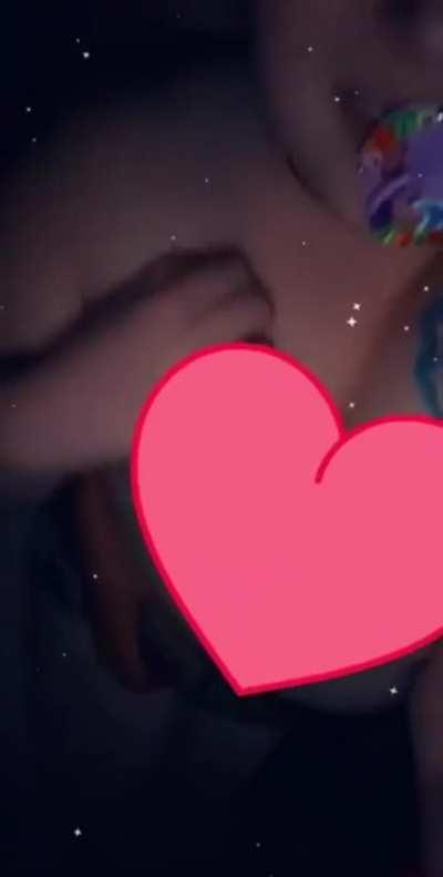 a cute bbw little with her Binkie #NSFW #bbw