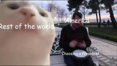 Imagine if Kanye won the election big pp moment.