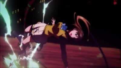 Mai likes to jump around