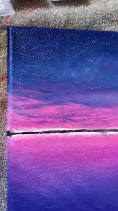 A little video showing the process behind the painting I posted here yesterday!