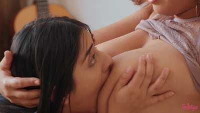 [r/breastsucking] Sucking On Big Soft Titties