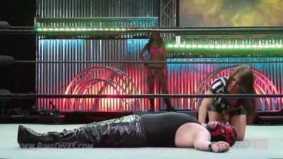 Tessa uppercut from behind