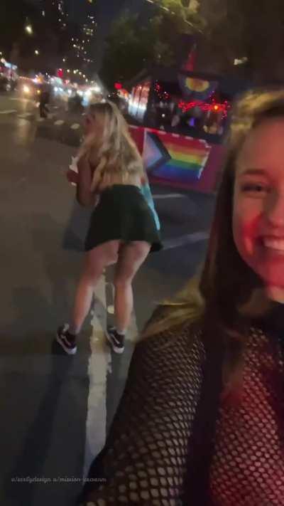 out on the town ð