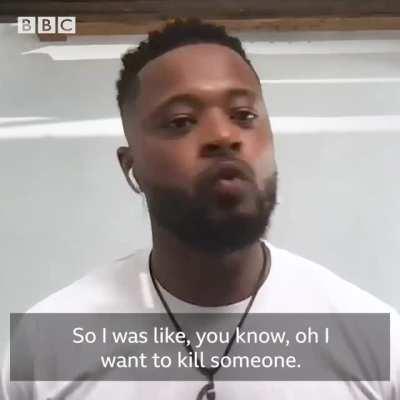 Patrice Evra talking about the hairdryer he received at half-time from the best man manager in the world. Courtesy: BBC Radio 5