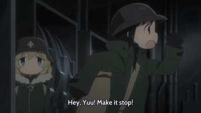 Cute girls committing OSHA violations [Girls' Last Tours]