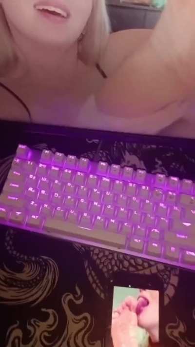 I tried to cum as much as possible!