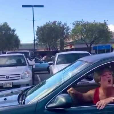 “The white lady is fucking crazy”