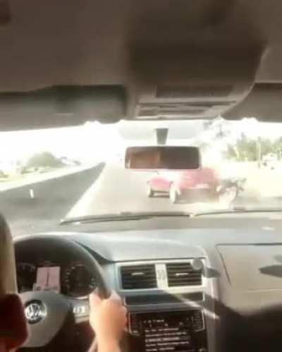 Crazy brazilian biker